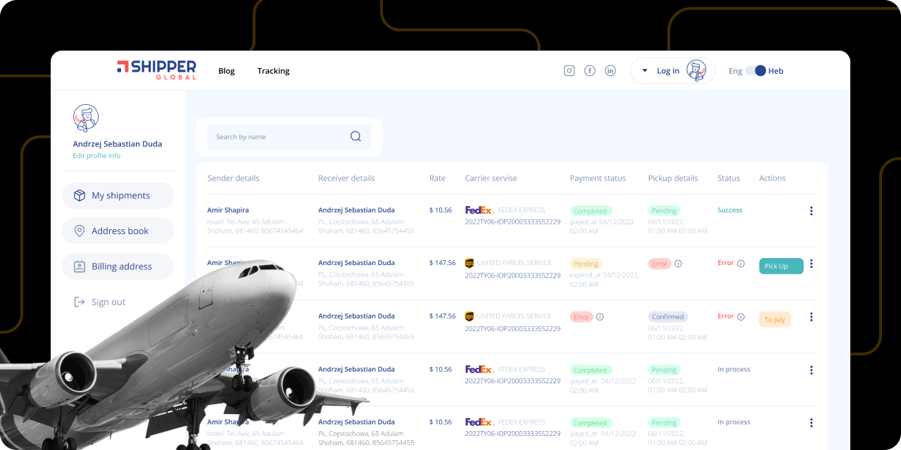 Shipper Global Platform, – Slava Girin, Founder EGO-Digital.